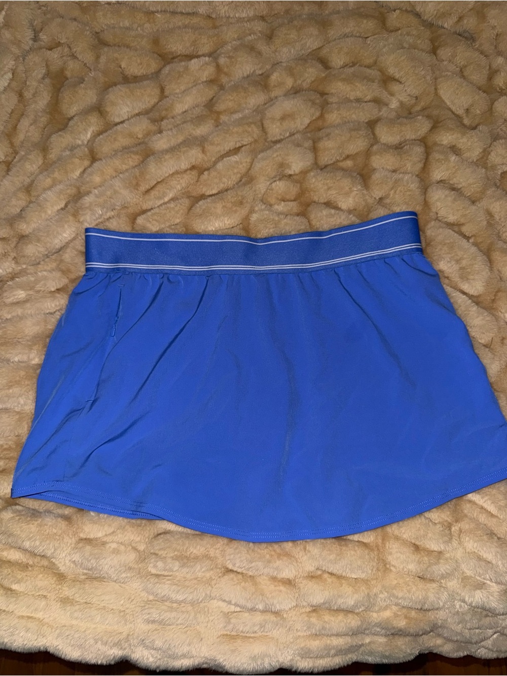 Avia Royal Blue Athletic Skort with Striped Waistband